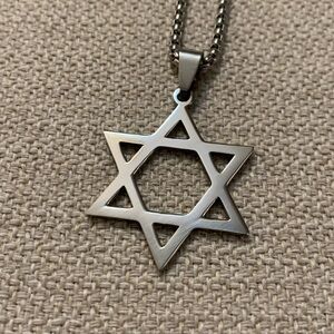 Star Of David/Jewish Star with Chanin 22” Stainless Steel
